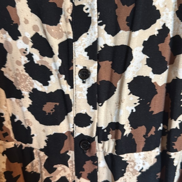 New York & Company leopard Dress Long Sleeve - Picture 2 of 7
